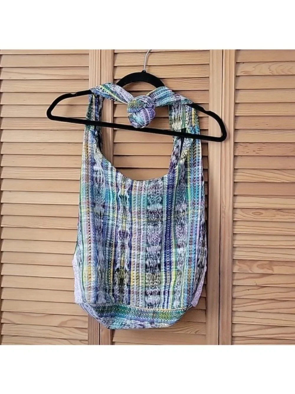 Boho Hippie Hobo Bag Lace Trim Colorful Embroidered Floral Shoulder Crossbody